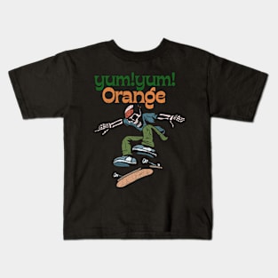 yum yum orange Kids T-Shirt